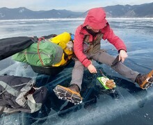 Супермарафонцы из Омска и Москвы одолели путь вокруг Байкала